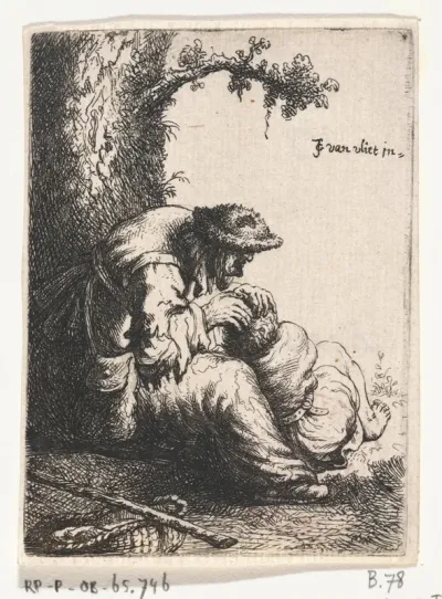 Vrouw die een jongen vlooit