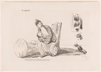 Vrouw geeft borstvoeding terwijl de ruiten springen