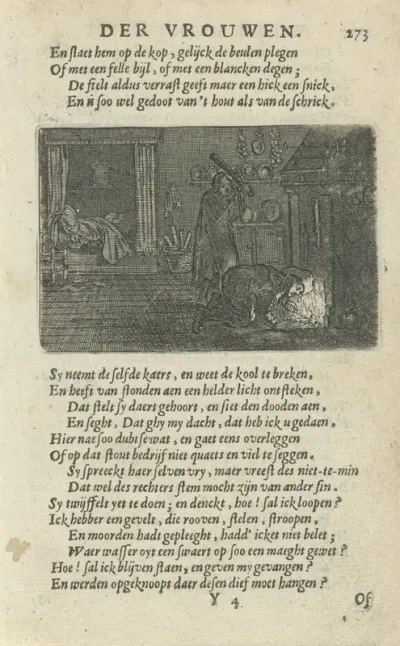 Vrouw haalt uit met een deegroller