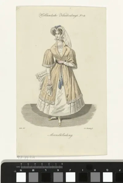 Vrouw in avondkleding