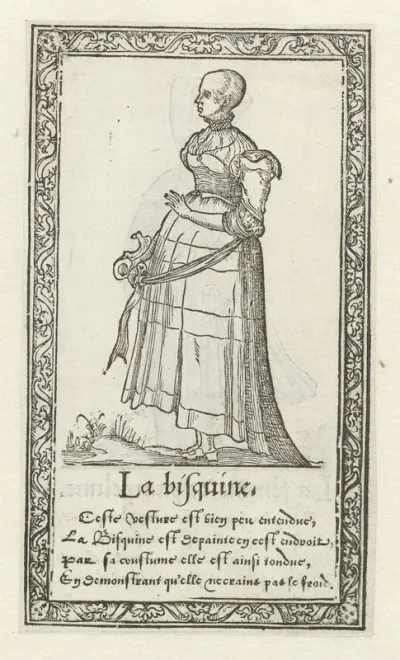 Vrouw in Baskische klederdracht