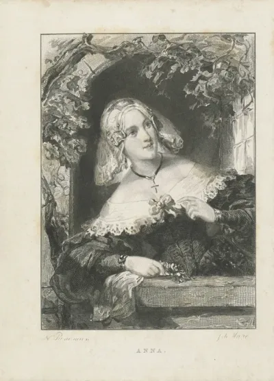 Vrouw in een venster