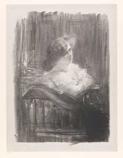 Vrouw in gebed
