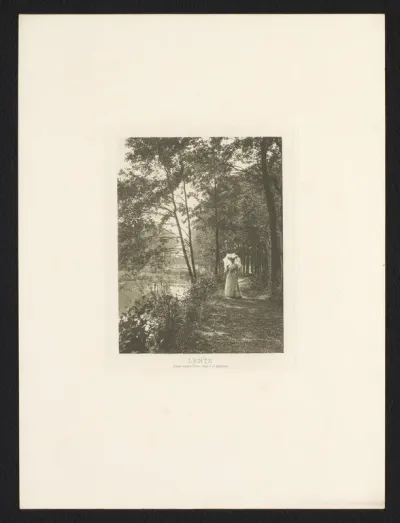 Vrouw in het bos