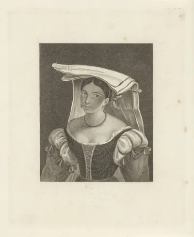 Vrouw in klederdracht