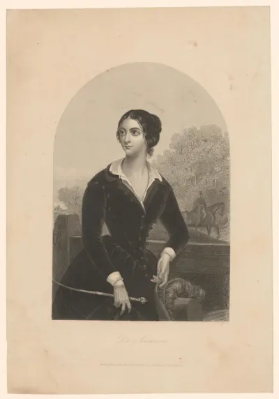 Vrouw in rijkostuum