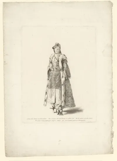Vrouw in Turkse drachten