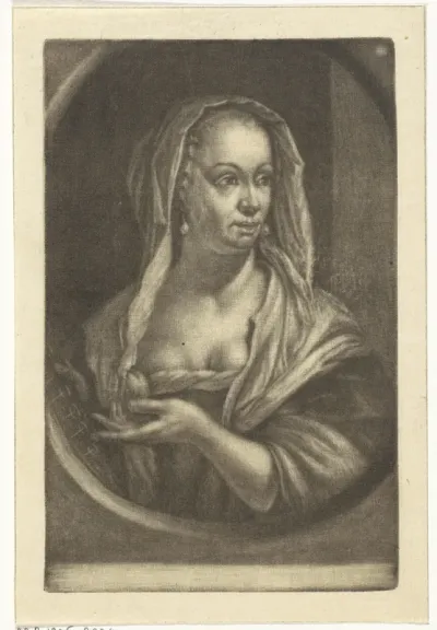 Vrouw met bladmuziek