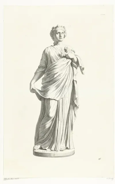 Vrouw met bloem in haar hand