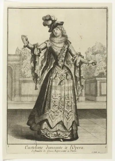 Vrouw met castagnetten