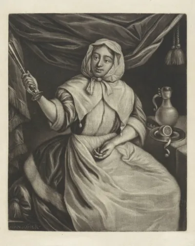 Vrouw met een glas