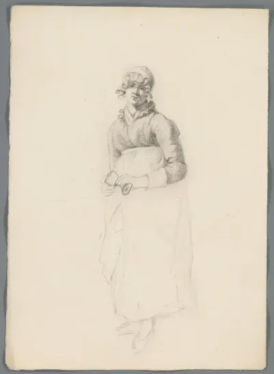 Vrouw met een wijnglas in haar hand