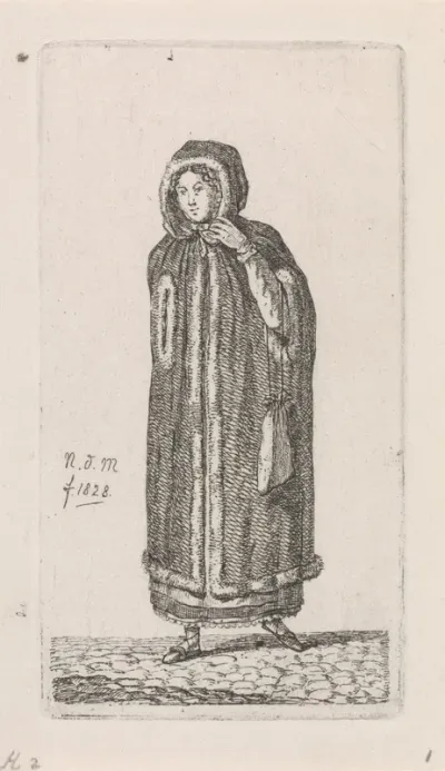 Vrouw met mantel
