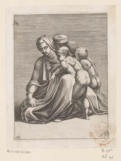 Vrouw met schaar