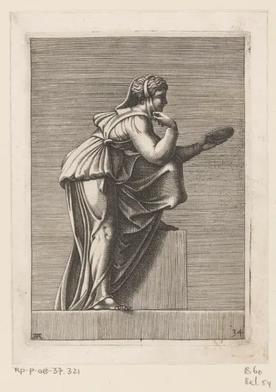 Vrouw met spiegel