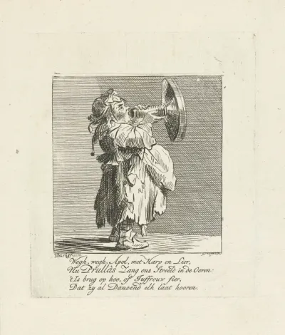 Vrouw met spreektrompet (Prulla)