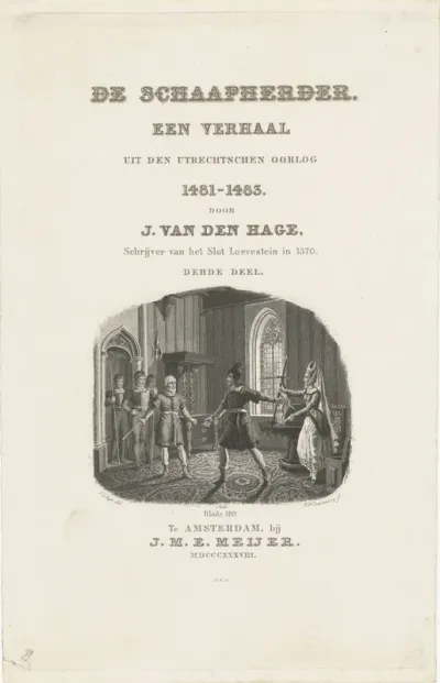 Vrouw reikt haar man zijn zwaard