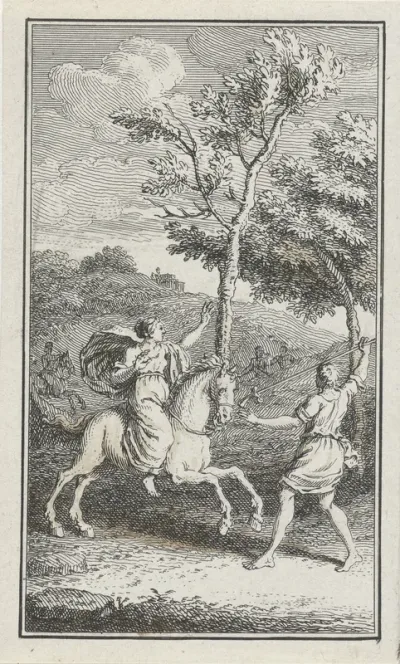 Vrouw te paard