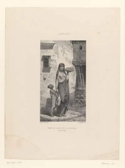Vrouw uit de kasbah van Algerije