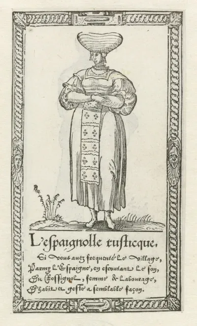 Vrouw van het Spaanse platteland