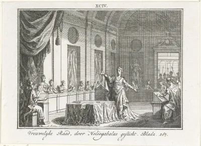 Vrouwelijke raad gesticht door Heliogabalus
