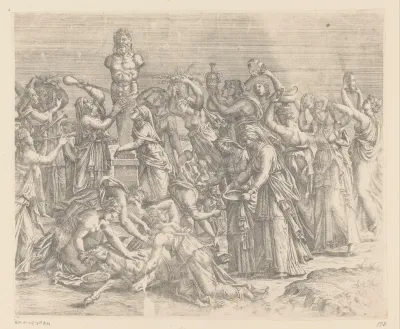 Vrouwen offeren aan Priapus
