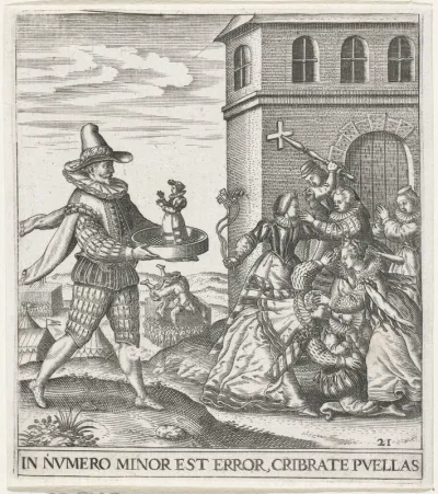 Vrouwen vechten om een mannenbroek