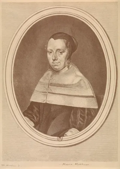 Vrouwenportret (Maria Matham?)