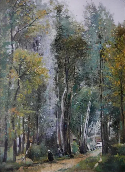 Vue de la rue de Crambious, près de Fleurbaix