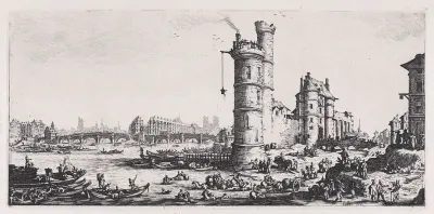 Vue de Pont-Neuf (View of the Pont-Neuf), from "Les Deux Grandes Vues de Paris" (The Two Large Views of Paris)