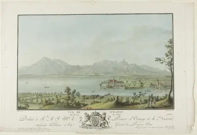 Vue de Schadau sur le Lac de Thun