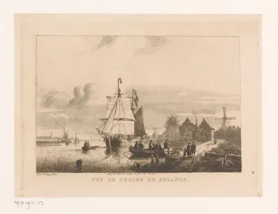 Vue de Tholen en Zelande