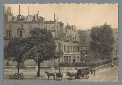 Vue des Etablissements de Paris