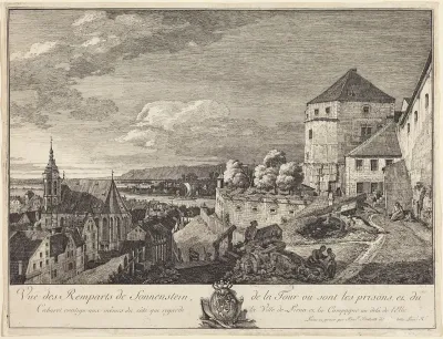 Vue des Remparts de Sonnenstein (View of the Ramparts of Sonnenstein)