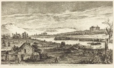 Vue du chateau de Madrid