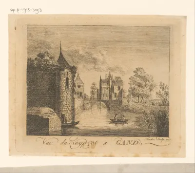 Vue du Kuypgat a Gand