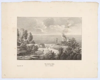 Vue du Lac Erié, Prise à Buffalo