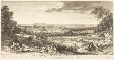 Vue du Paysage de la Maison Royalle de Saint Cir