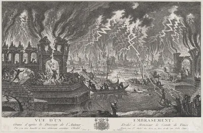 Vue d'un embrasement