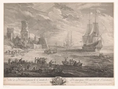 Vue et Port de Mer de Flandre
