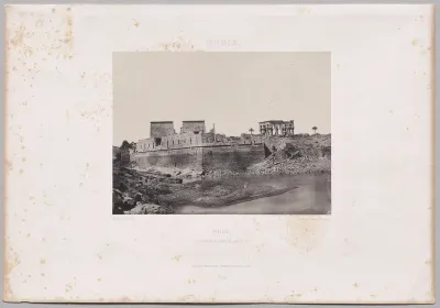 Vue générale prise à l'angle sud-ouest, Philoe