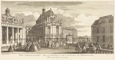 Vue Particuliere de la Chapelle du Chateau deVersailles
