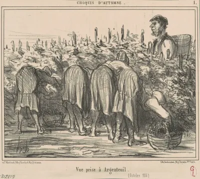Vue prise a Argenteuil (Octobre 1856)