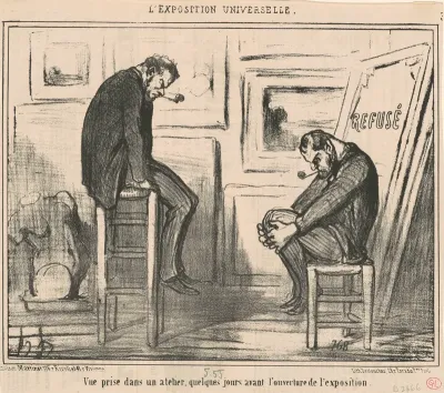 Vue prise dans un atelier ...
