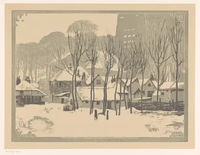Vught in sneeuw