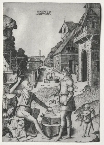 Vulcan, Apollo, and Cupid