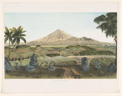 Vulkaan Sumbing te Java