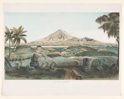 Vulkaan Sumbing te Java