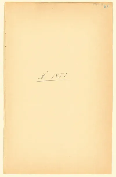 Vuosi 1851
