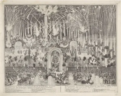Vuurwerk in Moskou